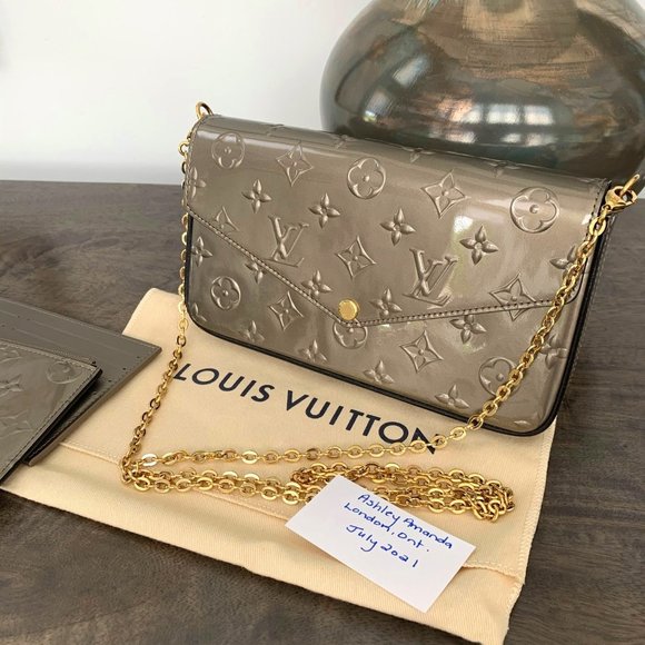 Louis Vuitton Handbags - SOLD NEW Louis Vuitton Pochette Felicie Champage Vernis
